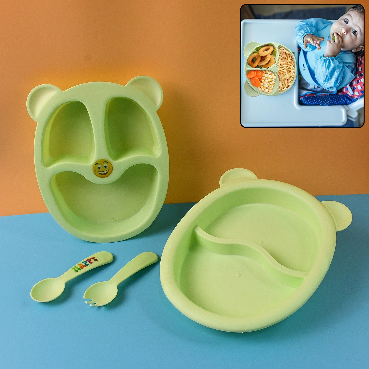 Premium 4-piece Kids Mealtime Feeding Set Premium 4-piece Kids Mealtime Feeding Set